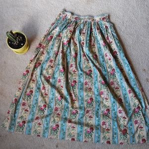 Vintage Floral Skirt